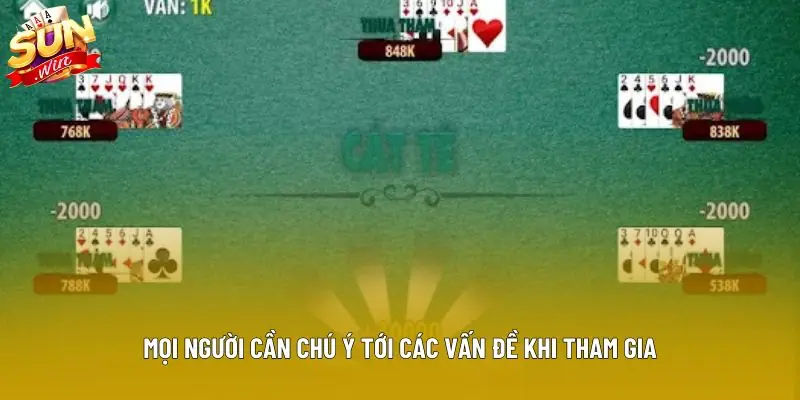 Mọi người cần chú ý tới các vấn đề khi tham gia